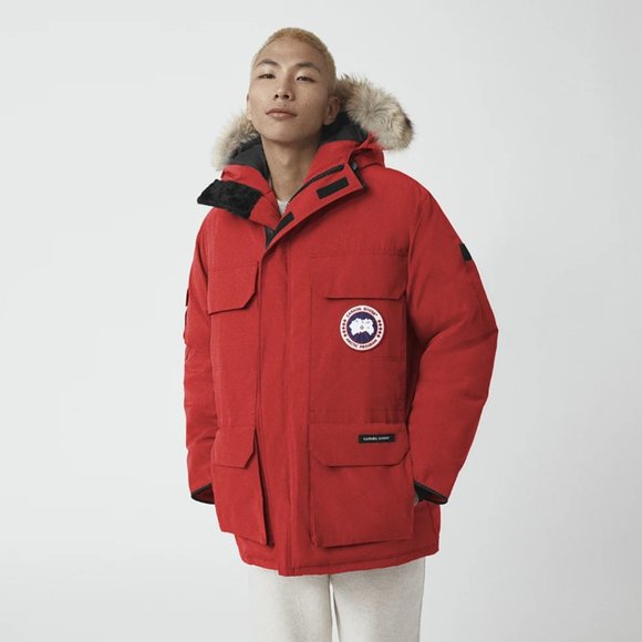 Canada Goose Expedition Parka Fusion Fit Heritage Red Medium - Picture 1 of 12
